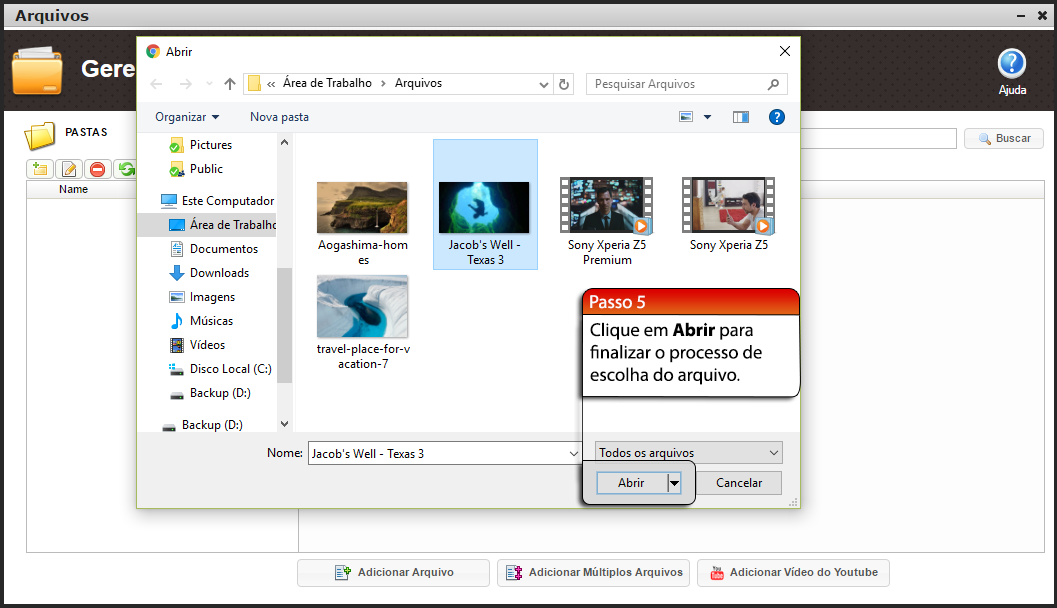 Passo 5 - Escolher arquivo (Abrir).png